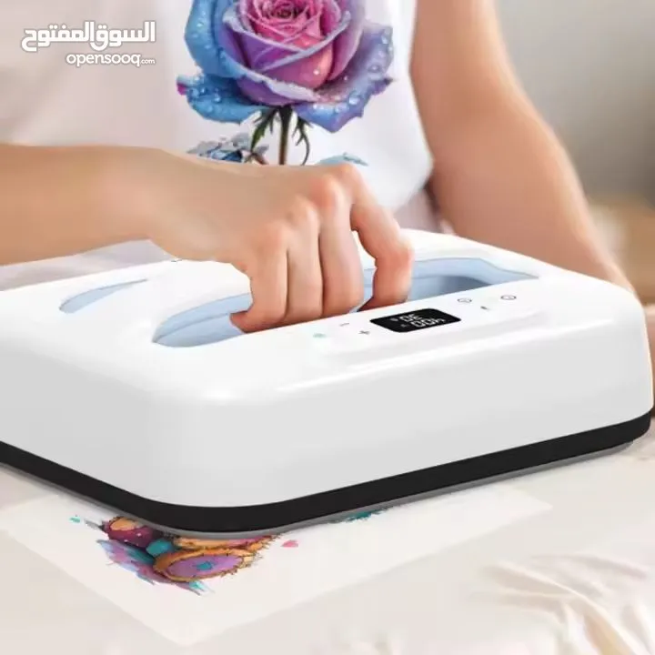 طابعة حرارية - بتطبع على كل شيء (كفرات،بلايز،احذيه،فيب..)