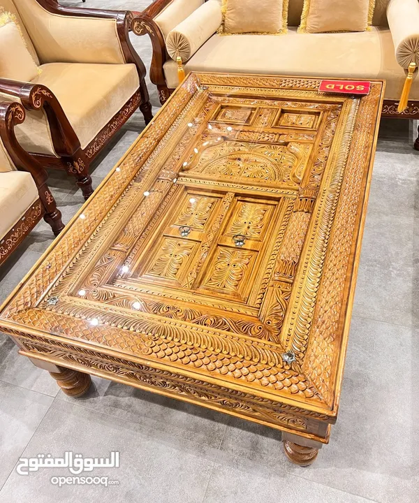 Brand new coffee table, original wood handmade ,,big size