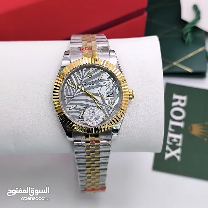 ساعات رولكس هاي كوالتي جميع الاصدارات جوده عاليه جدا استالس استيل ومتوفر جميع الماركات مع المرفقات