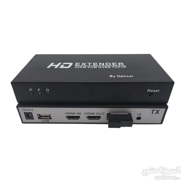 EXTENDER HDMI + USB to Fiber Extender 20KM