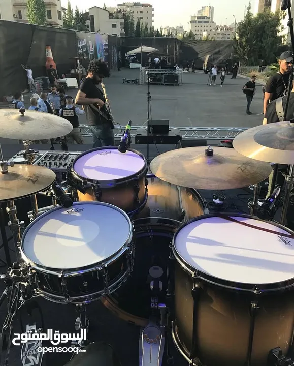 درمز احترافي مع صنجات احترافية Tama professional drumset /drums