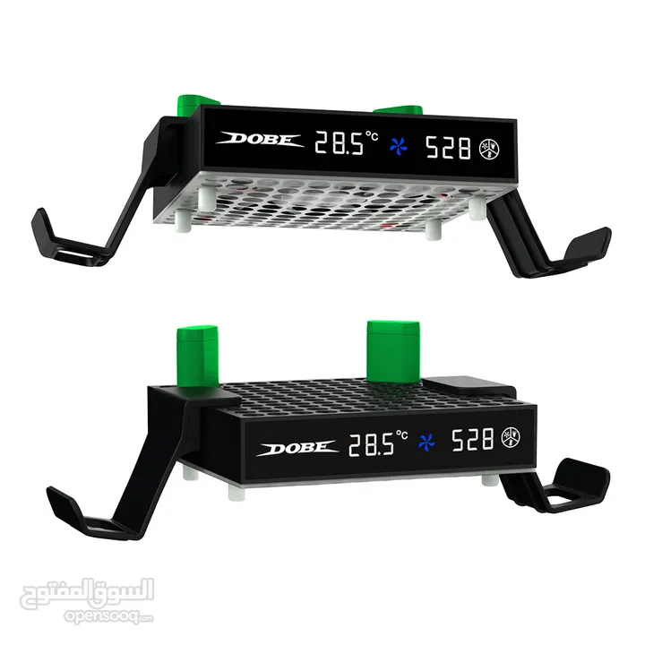 TYX-3606 cooling stand with dual holder قاعدة تبريد مع بطاريات وشاحن مضيئة