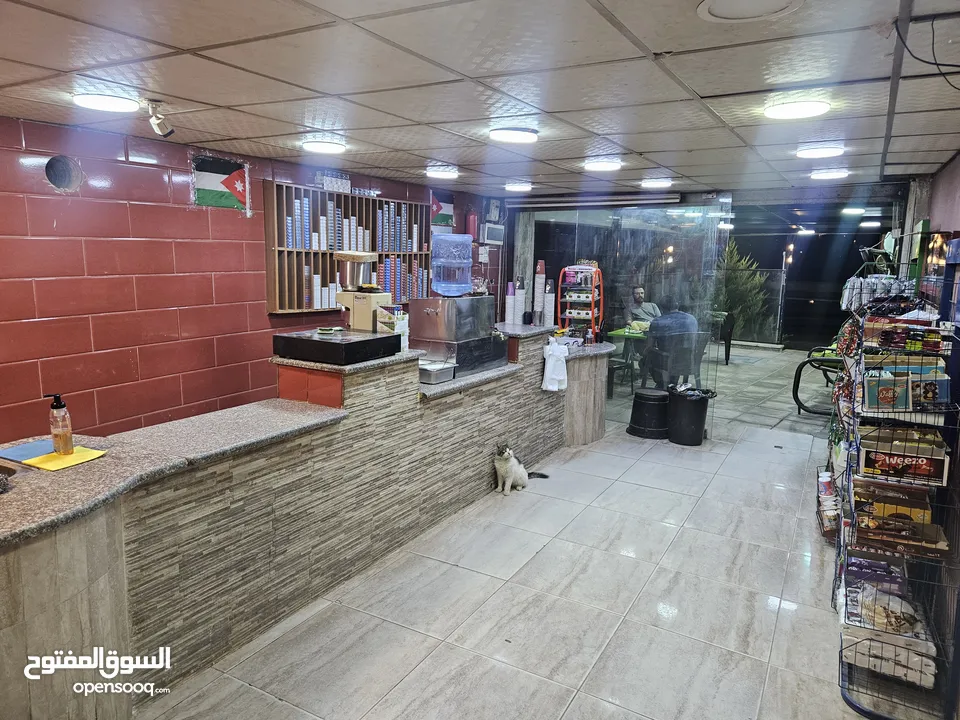 فرصة ذهبية – قهوة جاهز للبيع في موقع استراتيجي على طريق السلط!
