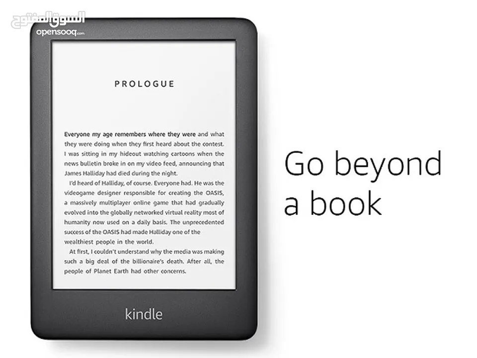 kindle (10th gen), 6" Display - with built in light , Wi-Fi (black) كندل 6
