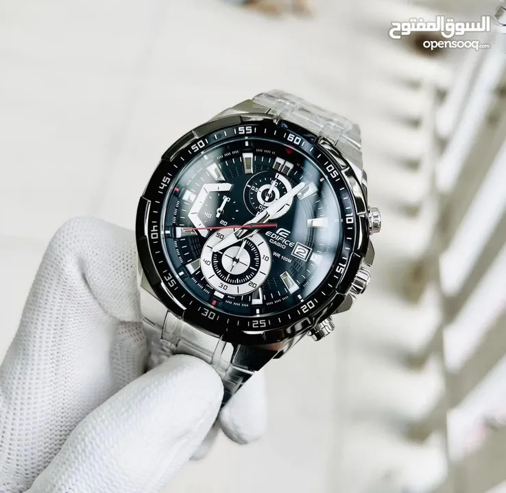 ساعة CASIO EDIFICE جديدة بالكرتونة بسعر حرق موديل EFR-539D-1AV