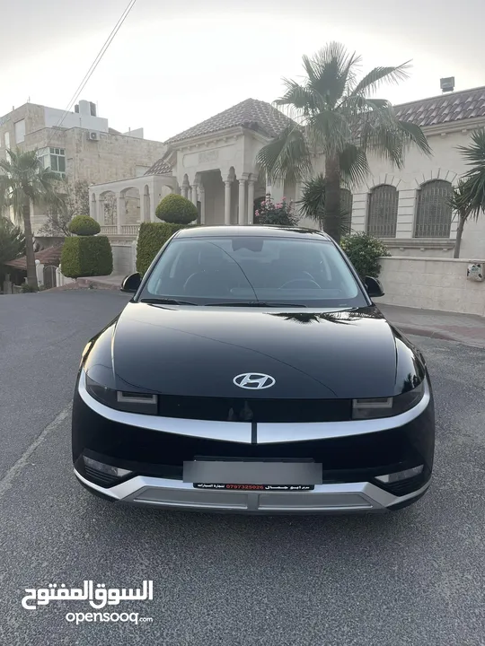 هيونداي ايونيك 5 2022 كهربا فحص كامل وارد كوريا  عداد قليل تقطع 500 بالشحنة البطارية  بحالة الوكالة