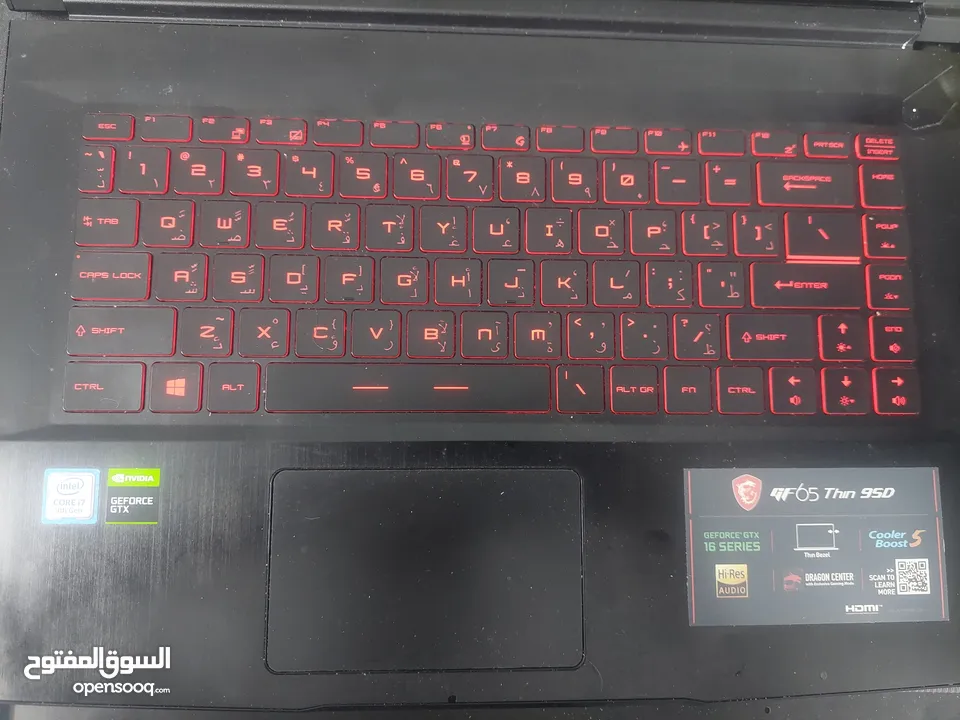 لابتوب msi gaming للبيع بحالة الوكالة