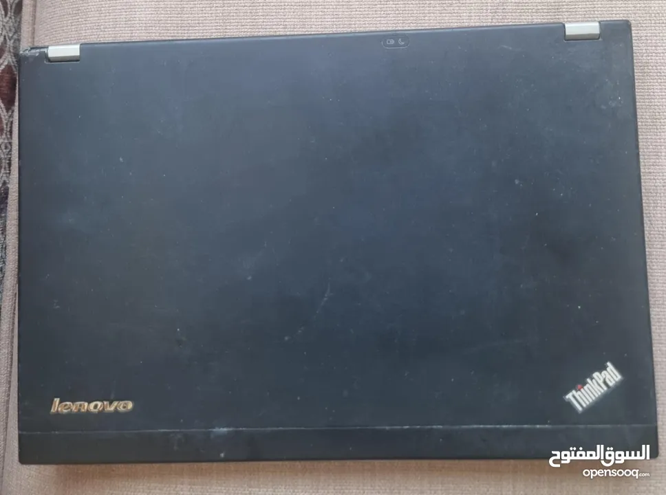 Thinkpad i5 8MB Ram بحالة جيدة جدا يعمل.على البطارية بدون شاحن 150 ش