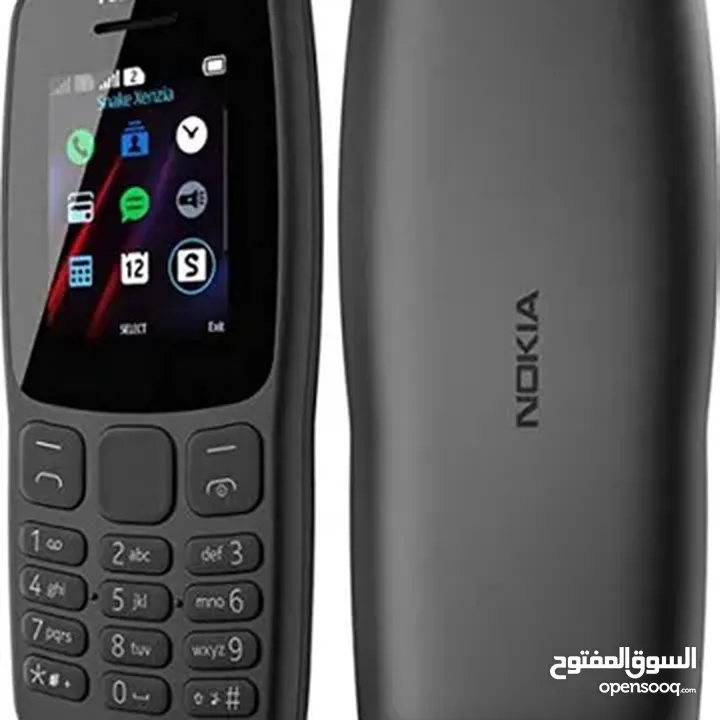 لكل اللي بيحتاجو موبايل صغير جنب موبايلهم النهاردة وفرنالكم عرض ميتفوتش Nokia 106 Dual SIM + +