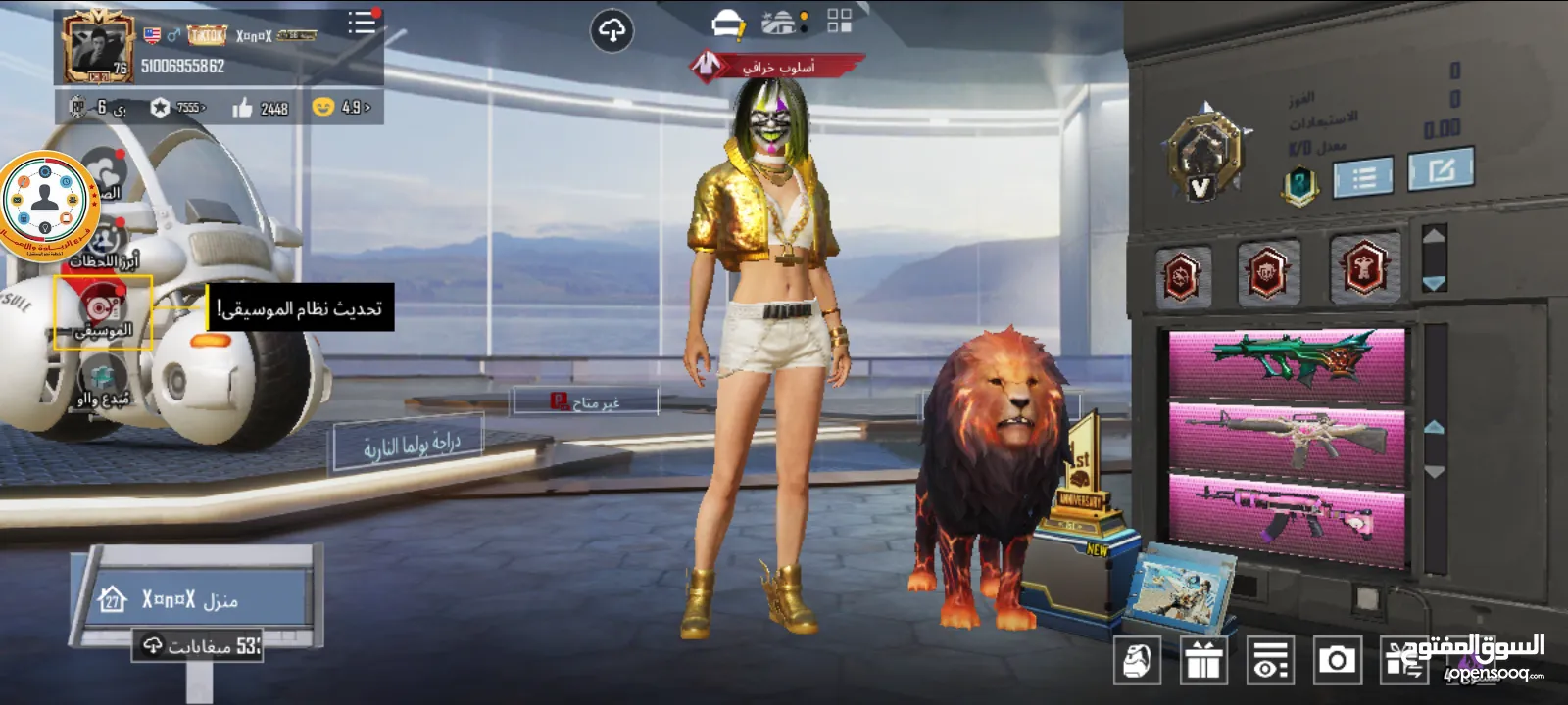 PUBG بيع حسابات