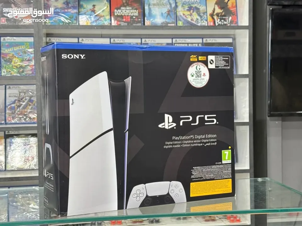 بلايستيشن 5  الجديد و المستخدم  PS5 SLIM  اقوى العروض