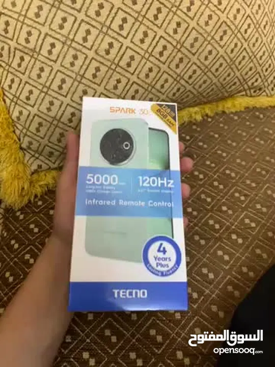 جهاز تكنو سبارك30cجديد 128جيجا بايت 8RAM    120HZ  50MP