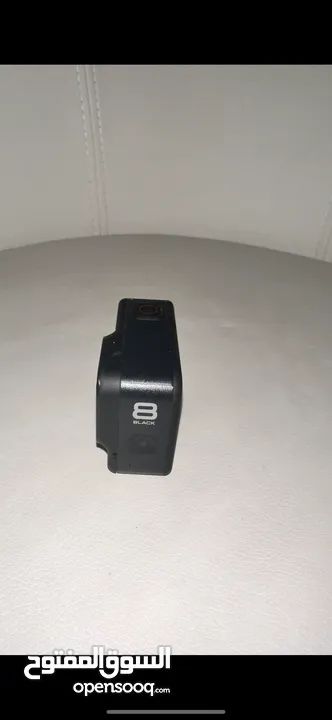 كاميرا gopro hero black 8 للبيع بحالة ممتازة
