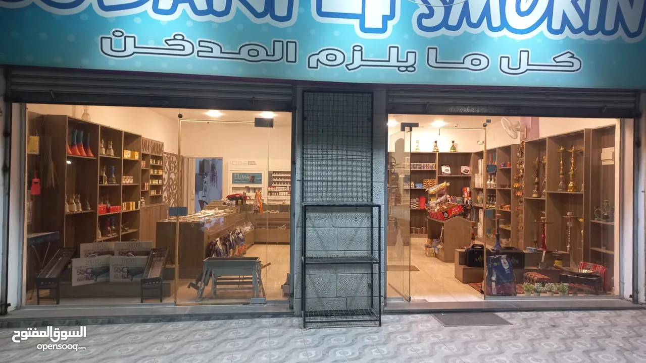 محل  بابين بالفحيص او الموقع  للبيع