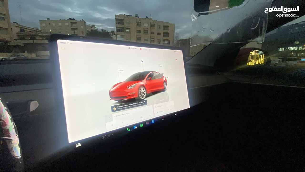 Tesla model 3 2022 standard plus/7 جيد / اتوسكور A/ عداد قليل كاش وبالاقساط