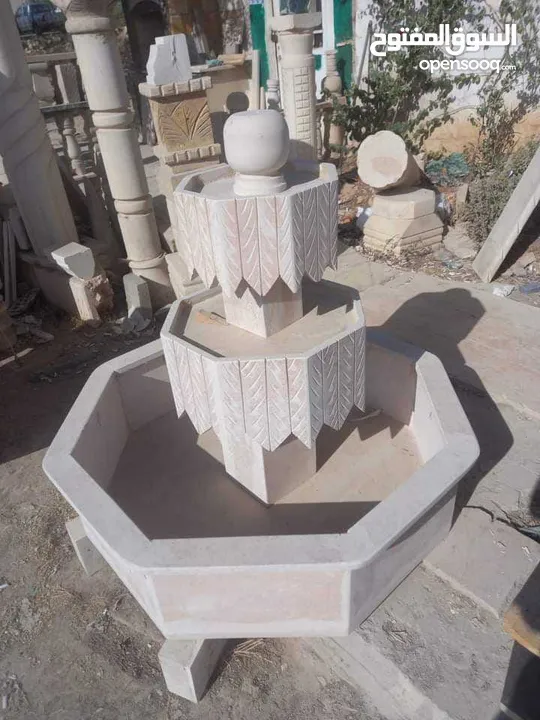 نوافير وشلالات جميع انواع الحجر البناء والديكوارات الستفسار الاتصال على الرقم وعلى واتس اب 077272750
