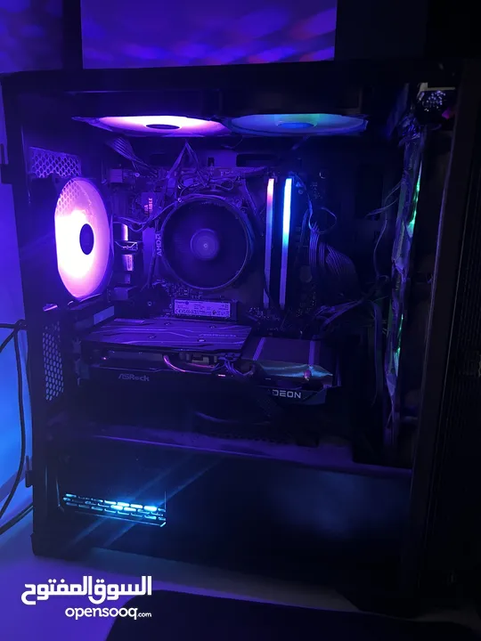 Gaming PC ryzen 5 5600 AMD Radeon rx 6600 2tb storage 16gb ddr4 ram