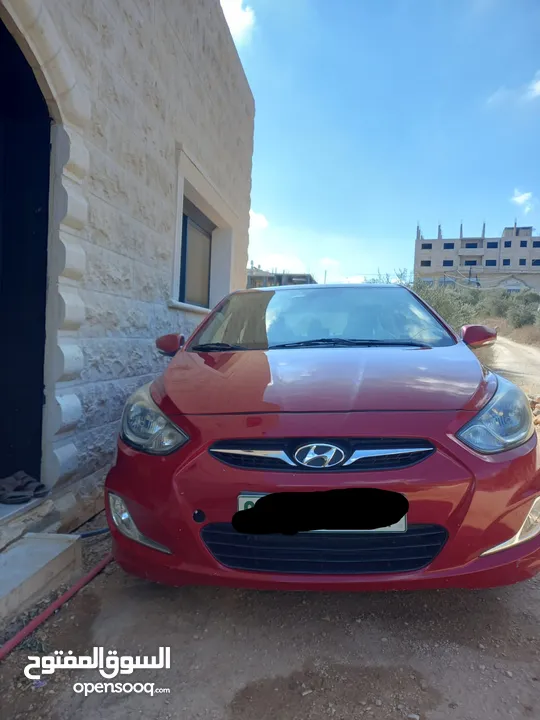 هيونداي اكسنت 2013 فتحة سقف محرك 1600 للبيع