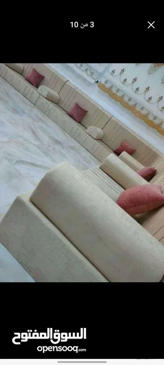 جلسة عربية جديدة تفصيل ضغط 16 مع هدية 6قرن إسفنج سكني نخب أول مكفول 3 سنين