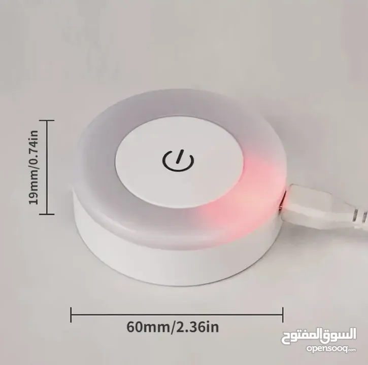 ضوء Led ذكي يعمل باللمس قابل للشحن