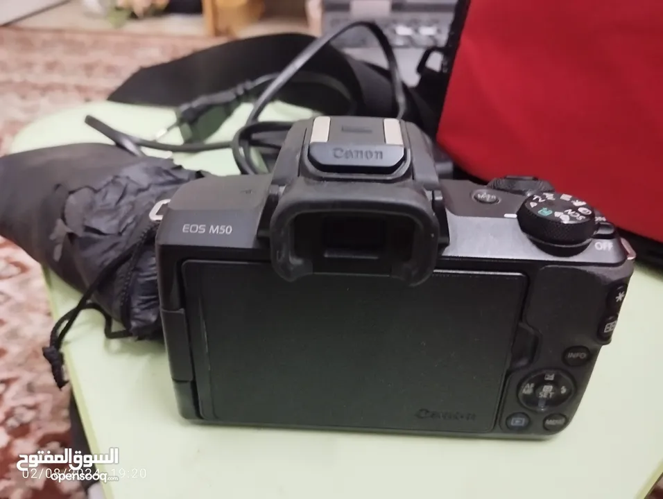 كاميرا كانون EOS M50 استعمال بسيط جدا