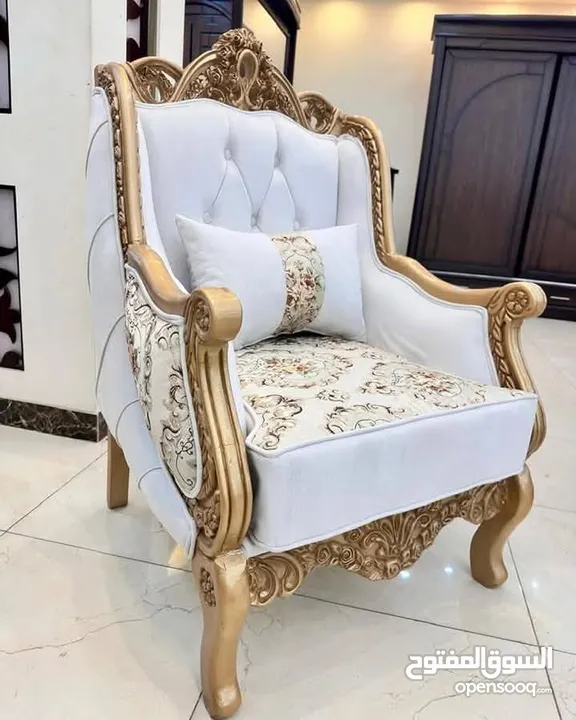 طقم كنب زان مصري بالكامل