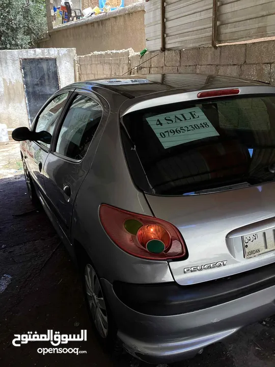 بيجو 206 للبيع بسعر مغري فحص 3 جيد الفحص مرفق بالصور.