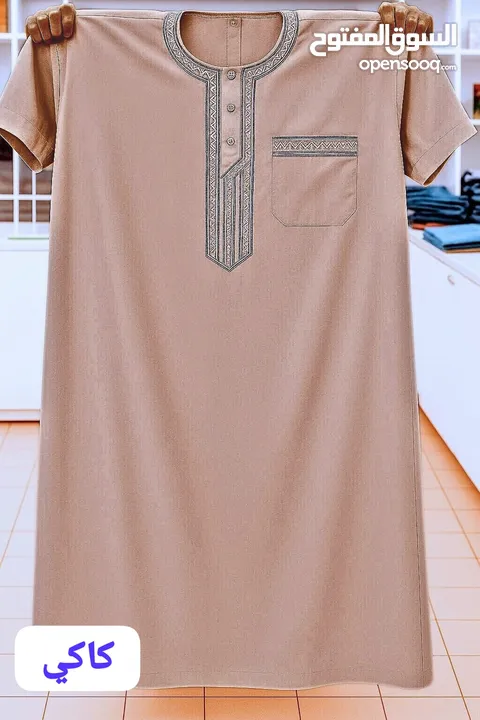 عبايه نص كم كتان مستورد ايطالي بسعر الجمله