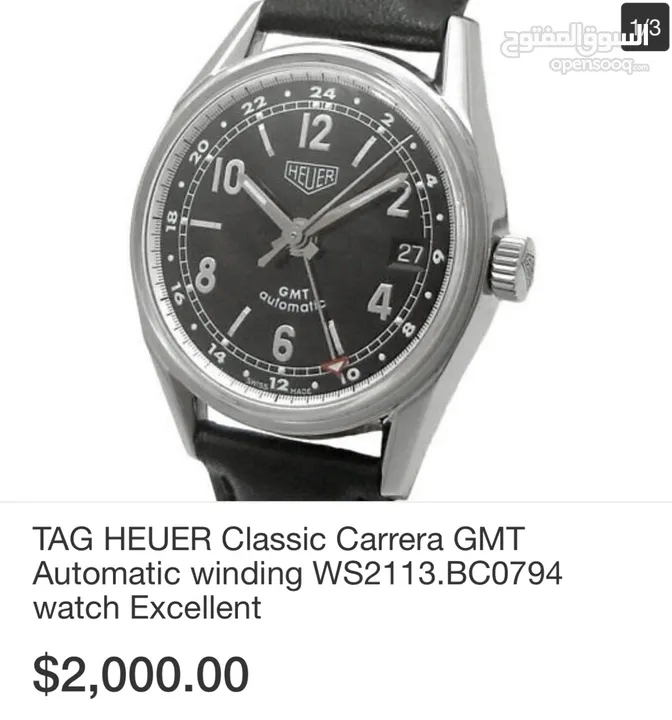 Tag Heuer watch  used    jewelry 21
