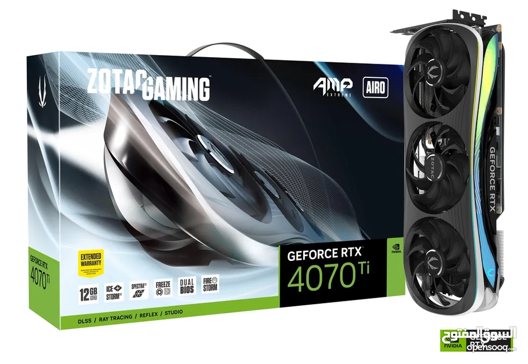 ZOTAC GAMING GeForce RTX 4070 Ti AMP Extreme AIRO للبيع او للبدل على هاتف