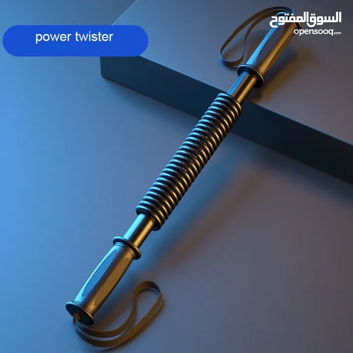 عصا تمارين تقوية الاعصاب عصا زنبرك مقاومه تمرين رياضي عصاية تمارين الذراع 30 كغم بناء العضلات