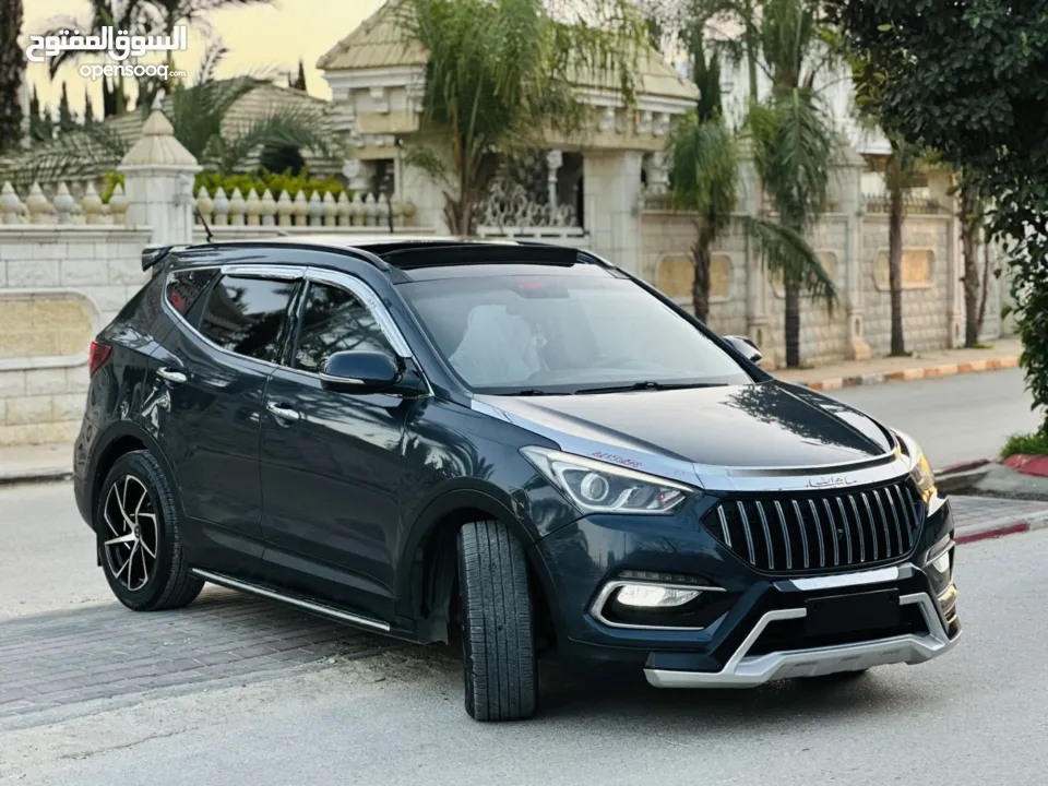 هونداي سنتافي 2016 فل الفل مسكرر ركززز الجب بووية شركةة بالكامل مطور جير بنايلون والسعر حرق لحق حالك