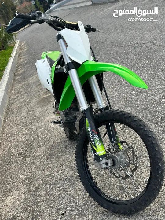 Kawasaki kx450f فل كرس حبه وحيده بل اردن