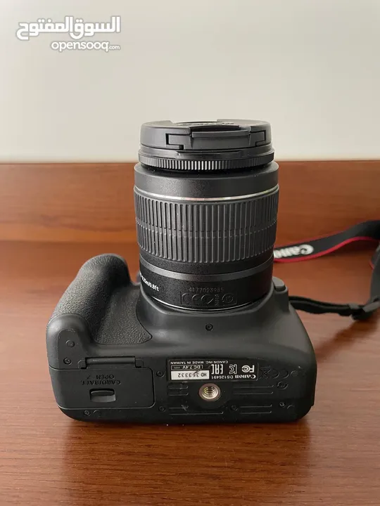 كاميرا canon eos 1200D فل hd بحالة ممتازة جدا للبيع بسعر مغري مع كامل مستلزماتها + هدايا عديدة