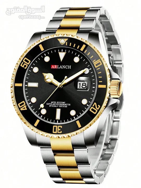 ساعة فخمة (جديدة )عقارب نوع ARLANCH تقليد لل Rolex
