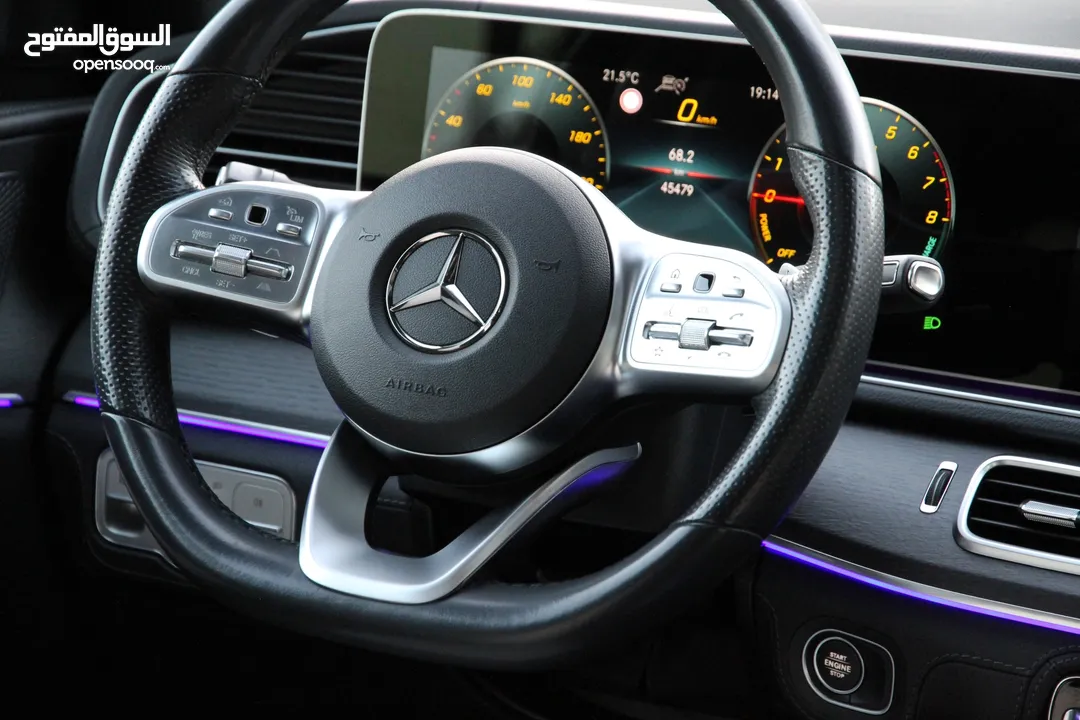 وارد المانيا مرسيدس-بنز  2021GLE350e AMG Night Edition قاطع مسافة :  45.000