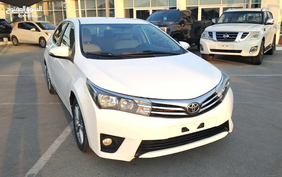 Toyota corolla SE+ Model 2016 Km 172000 GCC Specifications