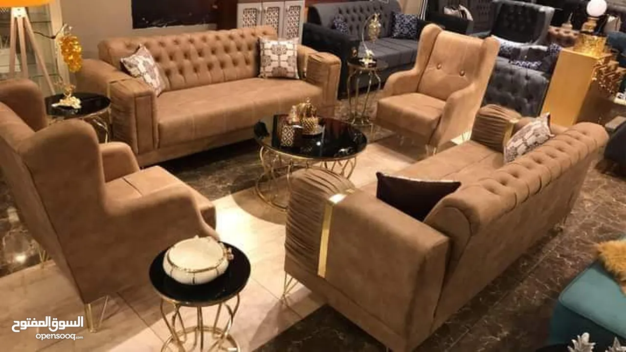 تنجيد وتفصيل جميع انواع الكنب والكورنرات والجلسات العربية والخليجية كنب زان