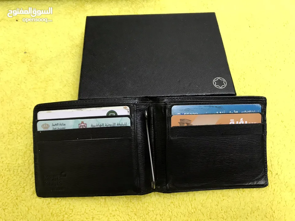 محفظة MONTBLANC الأصلية  محفظة Massimo Dutti الأصلية