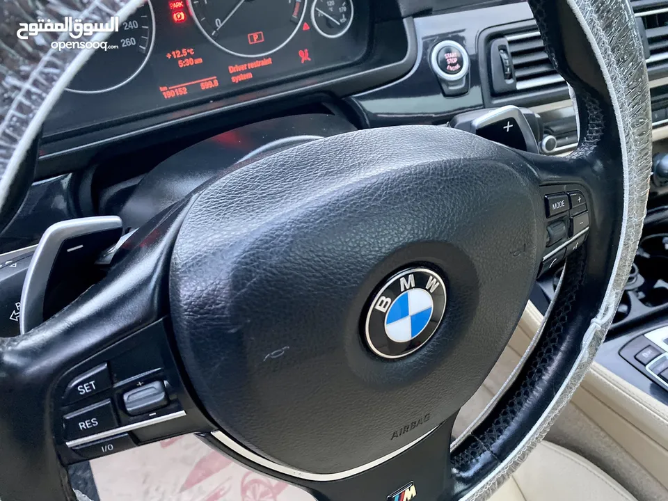 BMW 523i بوضع الشركه كرت ابيض وارد الشركه الاردنيه