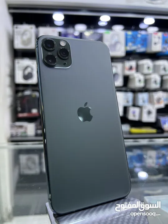 iPhone 11 Pro Max 256 GB ايفون 11 برو  ماكس مستعمل بحالة الوكالة غير مفتوح او مصلح  ( كفالة محل 14 )