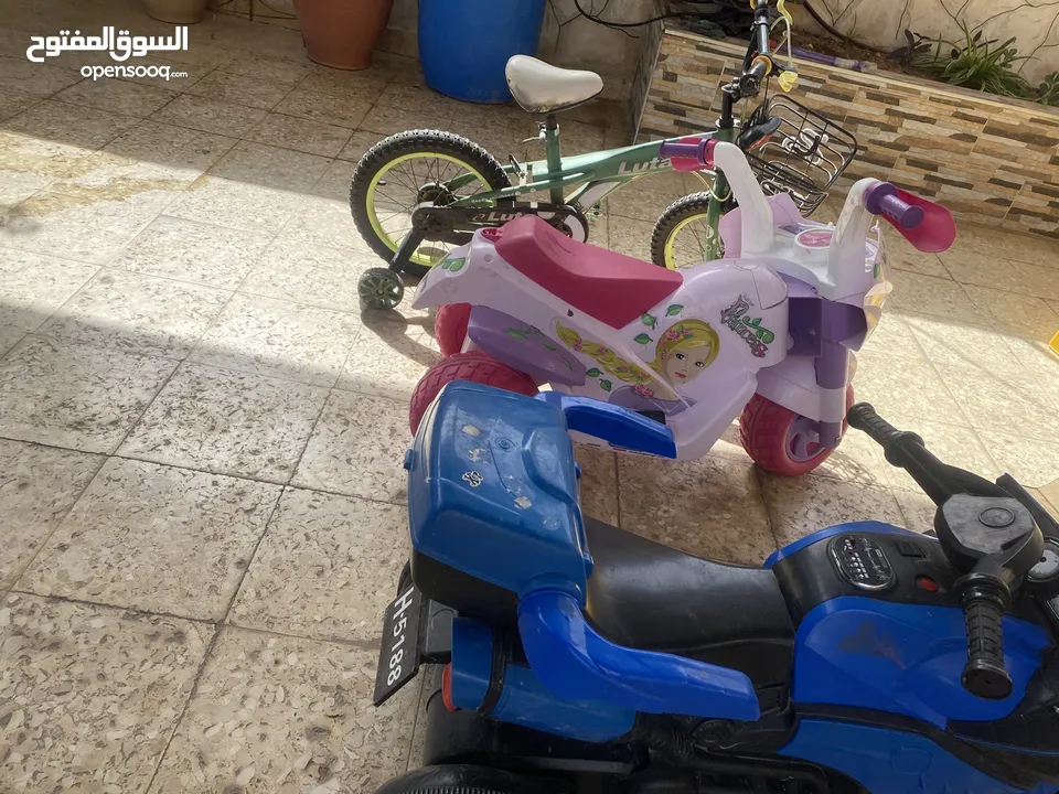 فرشة تخت مجوز للبيع تخت اطفال شكل سياره  دراجه شحن  بسكليت اوروبي