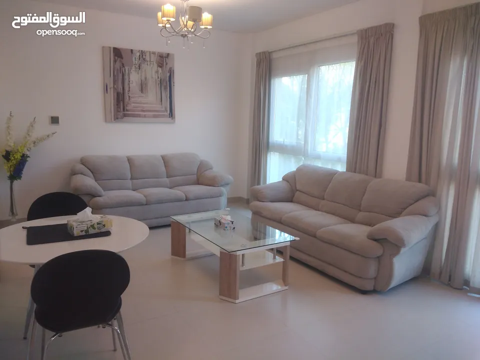 Fully furnish 1 Bedroom apartment for rent in Amwaj Island inclusive