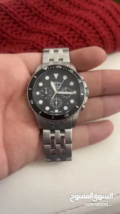 ساعة FOSSIL مستعمل بحالة ممتازة