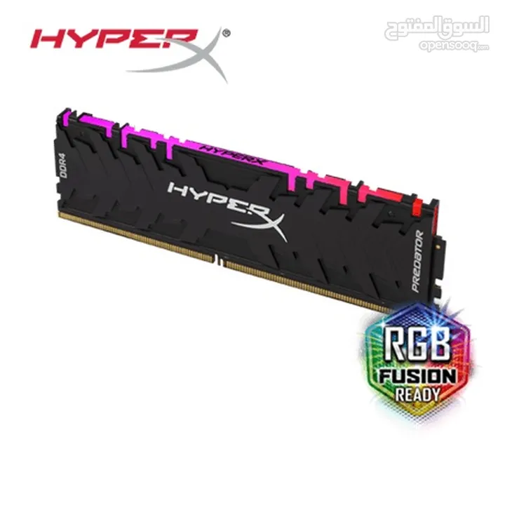 رام دسكتوب ddr4 من هايبر اكس 8gb    3200 Desktop Ram 8x1gb hyperX ddr4 HyperX  from kingston