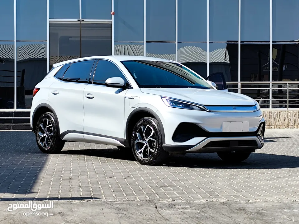 تم وصول BYD YUAN PLUS البطارية الكبيرة فحص كامل لون سلفر مميز بي واي دي يوان بلس عداد قليل