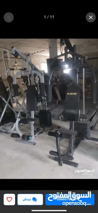 ابو حازم للاجهزه الرياضيه للبيوت والنوادي الرياضية مستعمل بحاله ممتازه وسعر ممتاز