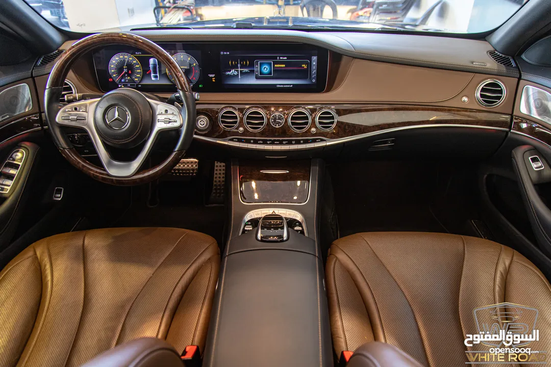 Mercedes S320 2018 Amg kit   السيارة وارد الشركة و قطعت مسافة 40,000 كيلو متر فقط