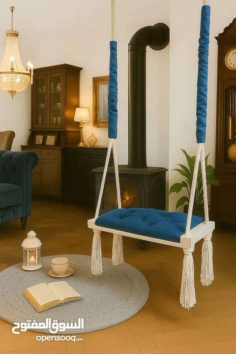 مراجيح للداخل والخارج مصنعة من خشب السويد