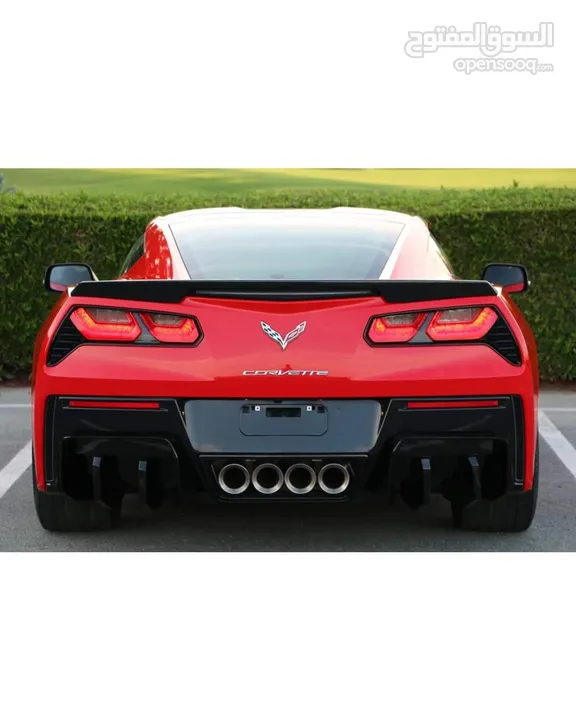 CHEVROLET CORVETTE C7 Z51 GCC  2016    FULL OPTION    شيفروليه كورفت C7 Z51 خليجي 2016 صبغ وكالة